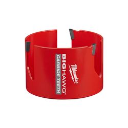 Milwaukee BIG HAWG 4 in. Carbide Tipped 3 Tooth 2.44 in. L X 7/16 in. D Hole Saw