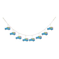 Glitzhome Easter Garland Burlap/Metal 1 pc