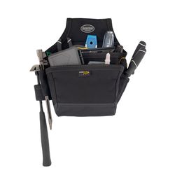 Bucket Boss 12 pocket Ballistic Nylon Carpenters Pouch Black