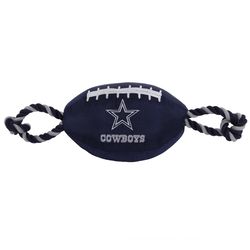 Pets First NFL For Dog Multicolored Nylon Dallas Cowboys Football Dog Toy 1 pk