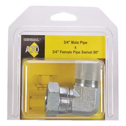 Apache Steel 3/4 in. D X 3/4 in. D Hydraulic Adapter 1