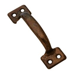 National Hardware 4 in. L Antique Brass Brown Steel Universal Window Sash Lift 1 pk