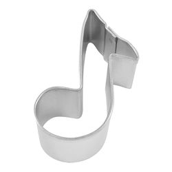 R&M International Corp 1 in. W X 2 in. L Mini Music Note Cookie Cutter Silver 1 pc