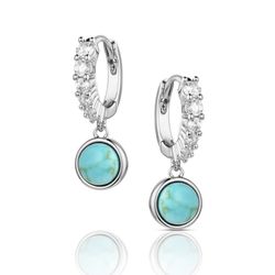 Montana Silversmiths Women's Desert Moonlight TQ Earrings