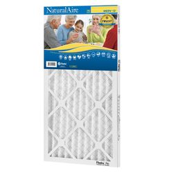 NaturalAire 14 in. W X 25 in. H X 1 in. Synthetic 13 MERV Pleated Air Filter 1 pk