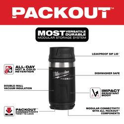 Milwaukee 12 oz Black Insulated Bottle