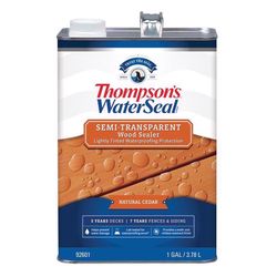Thompson's WaterSeal Semi-Transparent Natural Cedar Water-Based Acrylic/Alkyd/Urethane Waterproofing