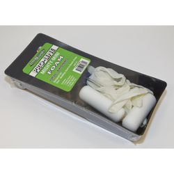 ArroWorthy ProLine Mighty-Mini Foam 4 in. W X 3/8 in. Mini Paint Roller Kit 1 pk