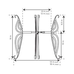 Gardien Black Steel Plant Stand