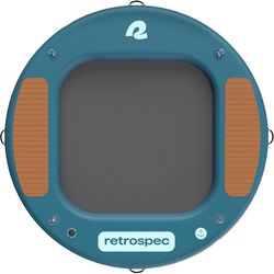Retrospec Siesta PVC Inflatable Blue Floating Lounger