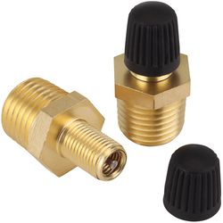 Milton Brass Tank Valve 1/4 in. 2 pc