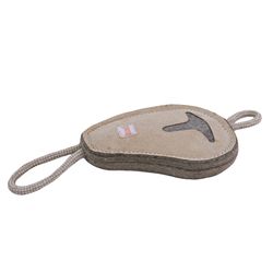 Territory For Dog Natural Leather T-Bone Tug Toy All Pet Sizes 1 pk