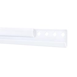 Organized Living 2.25 in. H X 0.5 in. W X 78 in. L Epoxy Coated Steel Hanging Rail