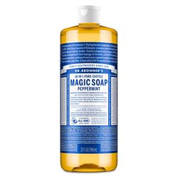 Dr. Bronner's Organic Peppermint Scent Pure-Castile Liquid Soap 32 oz 1 pk