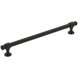 Amerock Traditional Bar Cabinet Pull 8-13/16 in. Matte Black Black 1 pk