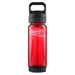 Milwaukee Packout 25 oz Red BPA Free Bottle with Chug Cap