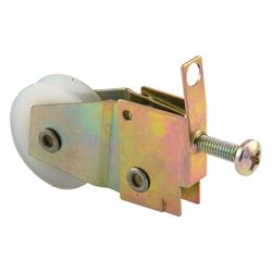 Prime-Line 1 in. D X 1/4 in. L Mill Nylon/Steel Roller Assembly 2 pk