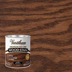 Varathane Semi-Transparent Dark Walnut Oil-Based Urethane Modified Alkyd Fast Dry Wood Stain 1 qt
