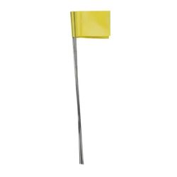 C.H. Hanson 15 in. Yellow Marking Flags Polyvinyl 10 pk