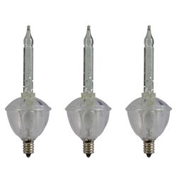 Holiday Bright Lights Incandescent C9 Clear 3 ct Christmas Light Bulbs