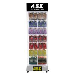 A.S.K USB to Type C Cable 12 ft. Red