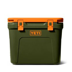 YETI Roadie 32 King Crab Orange/Olive 32 qt Roller Cooler