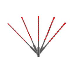 Diablo Speedemon Red Granite Plus Carbide Tipped Hammer Drill Bit Set Hex Shank 5 pc