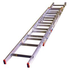 Werner 16 ft. H Aluminum Extension Ladder Type II 225 lb. cap.