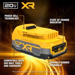 DeWalt 20V MAX XR XR DCBP034 1.7 Ah Lithium-Ion Compact Battery 1 pc