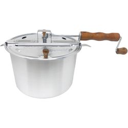 Amish Country Popcorn Aluminum Stove Top Popcorn Popper 6 qt
