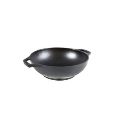 Lodge Cast Iron Wok 9 in. Black