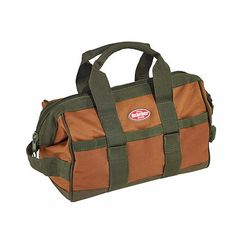 Bucket Boss 12 in. W X 9 in. H Polyester Tool Bag 16 pocket Brown 1 pc
