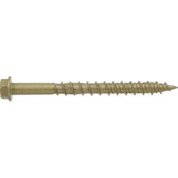 HILLMAN Power Pro 1/4 in. Ga. X 2-3/4 in. L Star Hex Washer Head Coarse Multi-Material Screws
