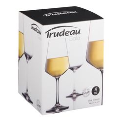 Trudeau 12.3 oz Clear Crystal White Wine Glass