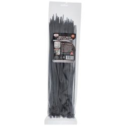 JMK Illinois Industrial Tool 14 in. L Black Cable Tie 1 pk