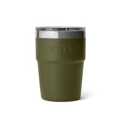 YETI Rambler 16 oz King Crab Orange/Olive BPA Free Stackable Tumbler with MagSlider Lid