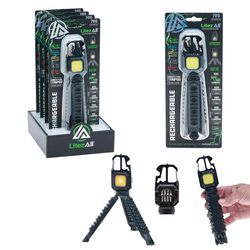 LitezAll 700 lm COB LED Rechargeable Tripod Work Light w/Tripod