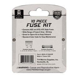 T-H Marine Boating Essentials AGC Assorted Fuse Kit 10 pk
