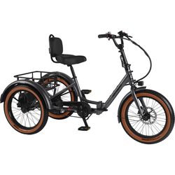 Retrospec Boca Rev 2 Unisex 20 in. D Electric Tricycle Matte Graphite