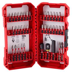Milwaukee Assorted Impact Driver Bit Set Alloy Steel 38 pc
