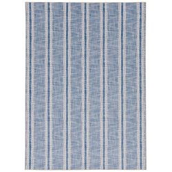 Linon Home Decor Niader 2 ft. W X 3 ft. L Blue Polyester Area Rug