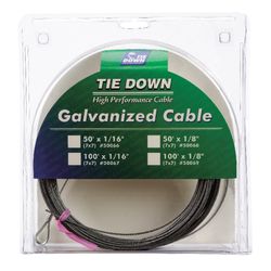 Tie Down Engineering 1/16 in. D X 100 ft. L Galvanized Steel Aircraft Cable