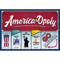 Late for the Sky America Opoly Board Game Multicolored