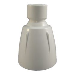 Ace White Plastic Showerhead 2.5 gpm