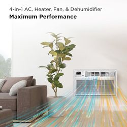 TCL 8000 BTU 115 V Through-the-Wall Air Conditioner w/Remote 350 sq ft