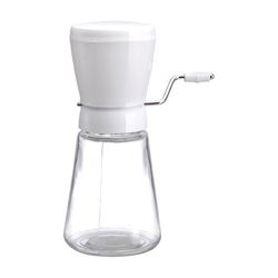 Gemco 12 oz White Glass Nut Mill