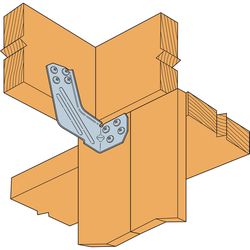 Simpson Strong-Tie 3.75 in. H X 1.69 in. W 18 Ga. Galvanized Steel Hurricane Tie