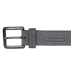 Wolverine Leather Floorhand Work Belt 1.5 in. W Gravel Gray