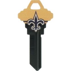 HILLMAN NFL New Orleans Saints House/Office Key Blank 68 Single For Schlage Locks Multicolored