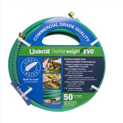 Underhill Featherweight EVO 3/4 in. D X 50 ft. L Heavy Duty Premium Grade Lightweight Garden Hose